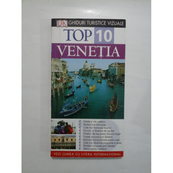 GHIDURI TURISTICE VIZUALE TOP 10 VENETIA  -  GILLIAN PRICE